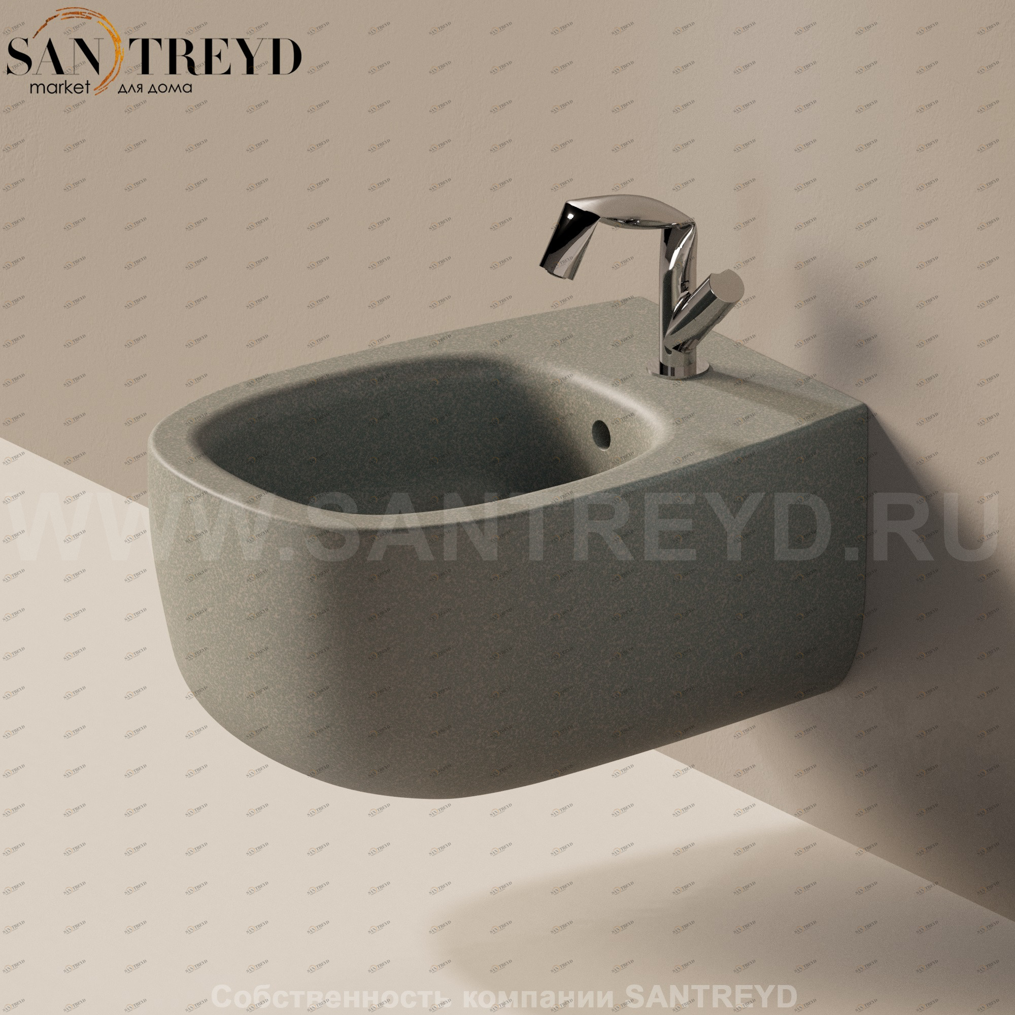 BN2187037 Биде подвесное Bonola Ceramica Flaminia