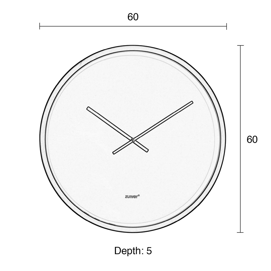Часы Time Bandit ультрачерные Zuiver 8500054 - Вид №3