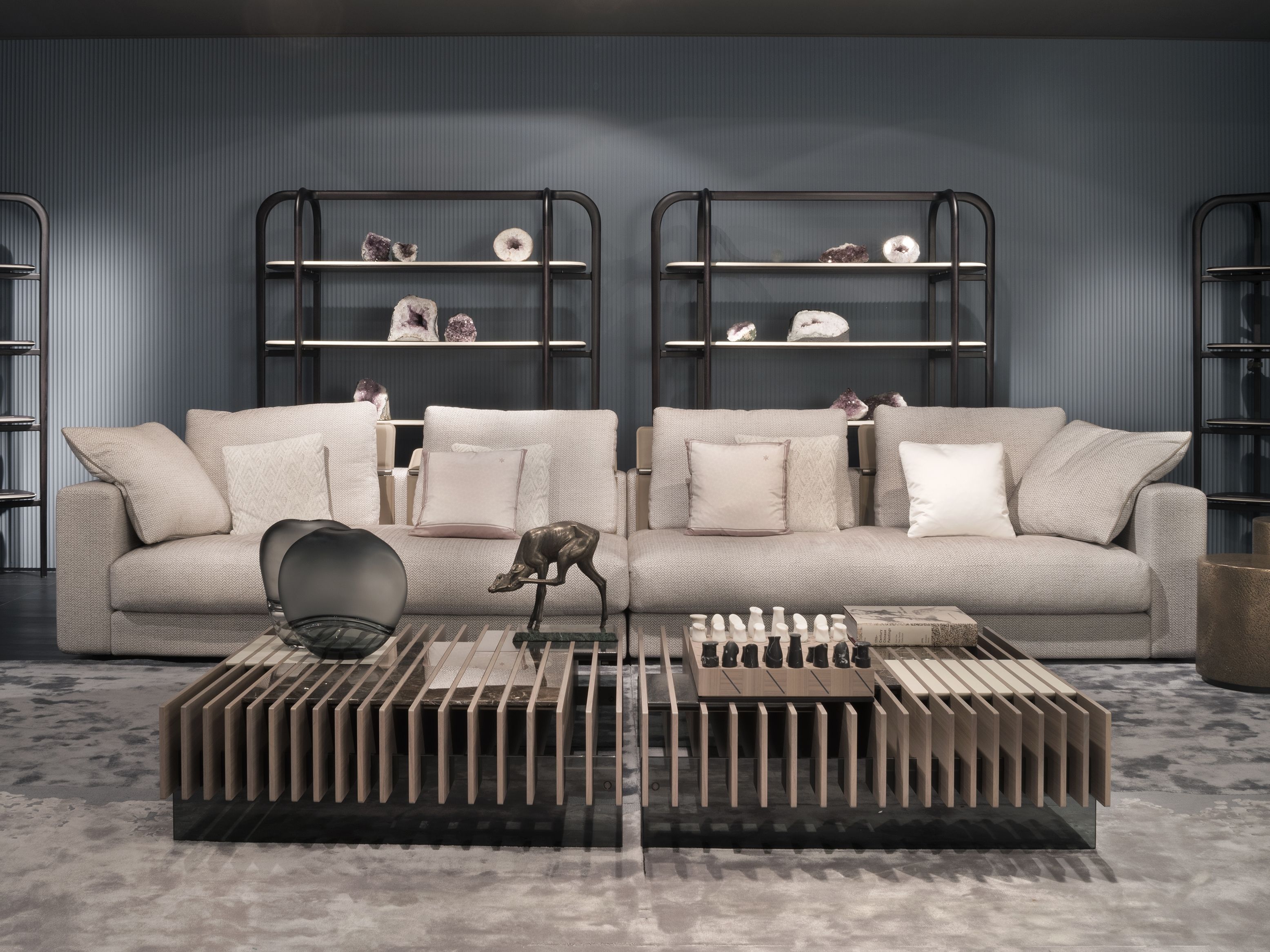 5-местный тканевый диван Giorgetti ARCH-00069302 - Вид №1