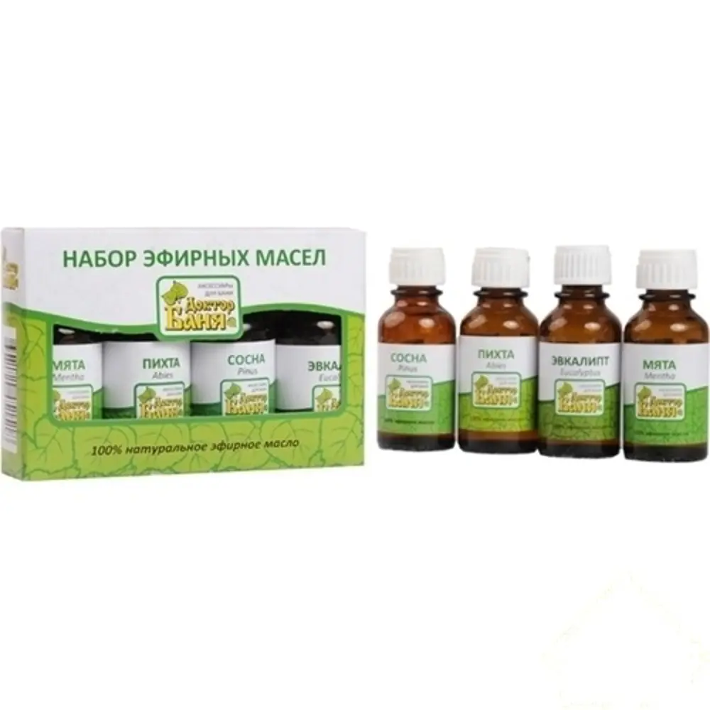 Набор эфирных масел для бани, 15 мл, 4 шт Santreyd STLM-2152200