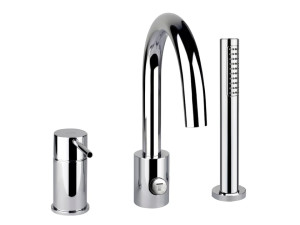 Однорычажный смеситель для ванны с переключателем