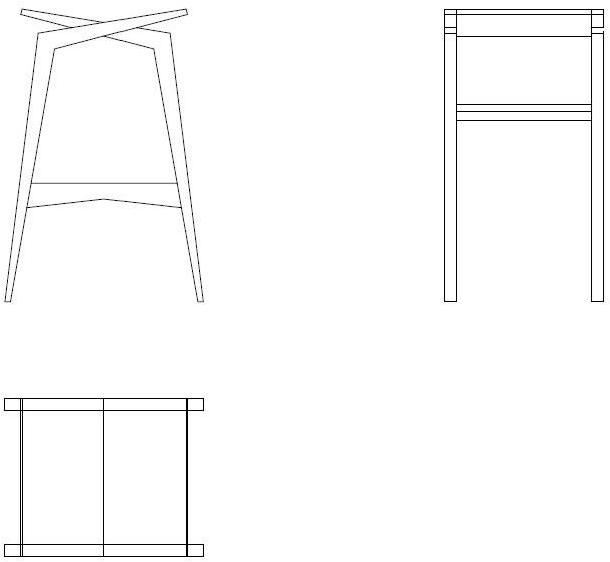 Morelato Барный стул из ясеня  5304/f  - Вид №1