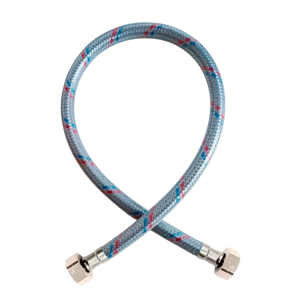 Гибкая подводка для воды Vaxt 1/2" гайка-гайка 120 см STLM-2171785 - Вид №2