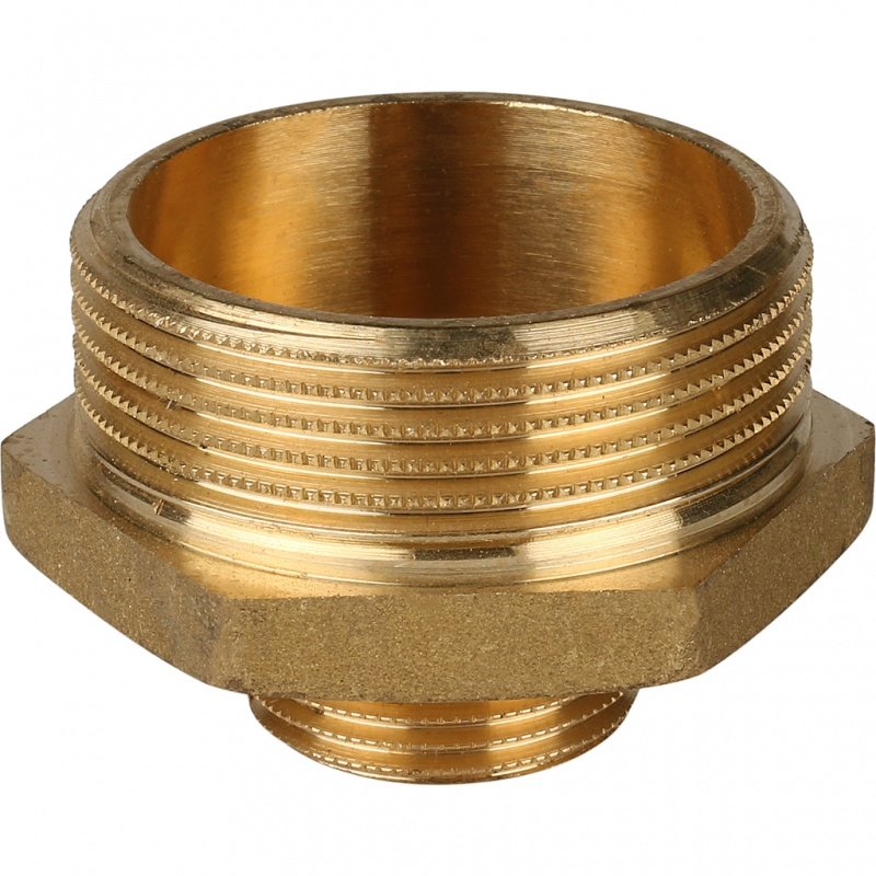Ниппель переходной НН 1 1/2х3/4" латунь STOUT SFT0003011234 - Вид №2