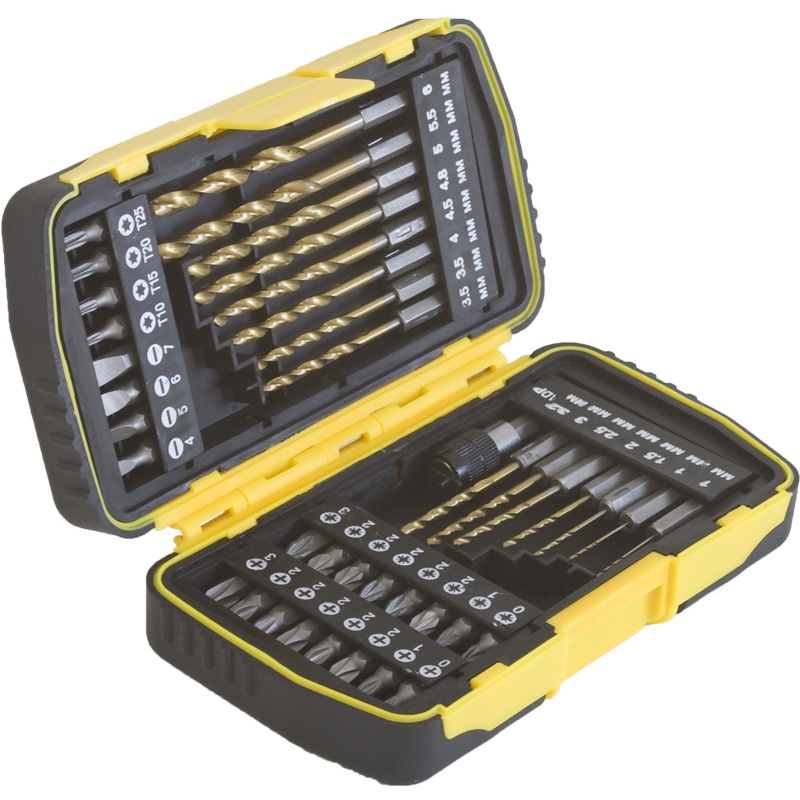 51952 Калибр Набор насадок сменных и сверел Профи НСС-40  - Вид №2