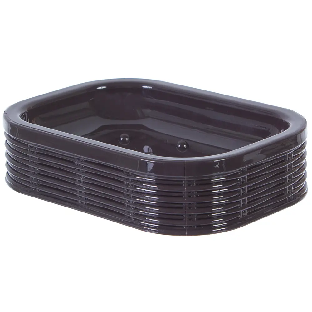 Мыльница настольная Swensa «Rotang» пластиковая STLM-2147042