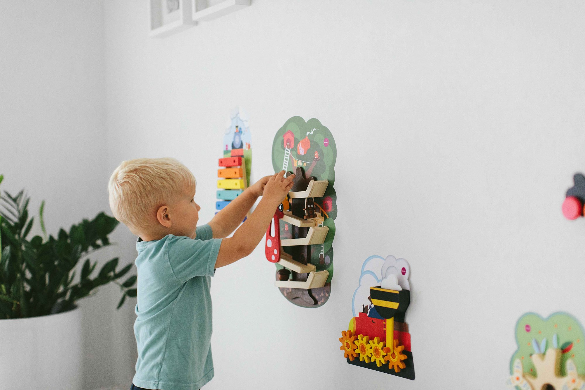 Развивающая игрушка на стену Vertiplay "Приключение на вершине дерева" ORIBEL  322595 Зеленый Santreyd  - Вид №8