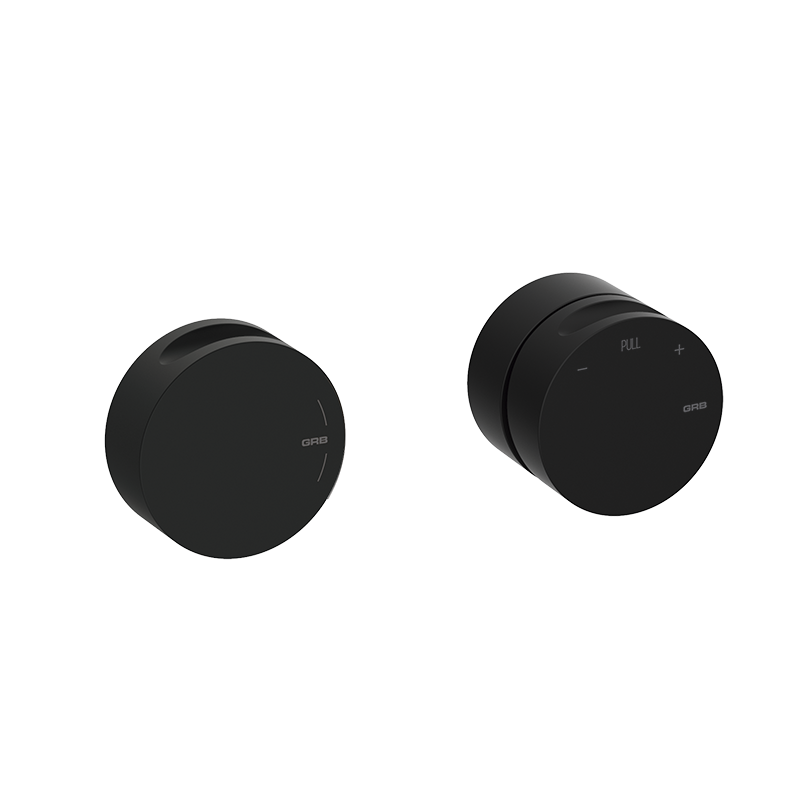 90102102 PREMIUM Черный смеситель 2/3 пути горизонтальный интерьер Черный GRB MIXERS 