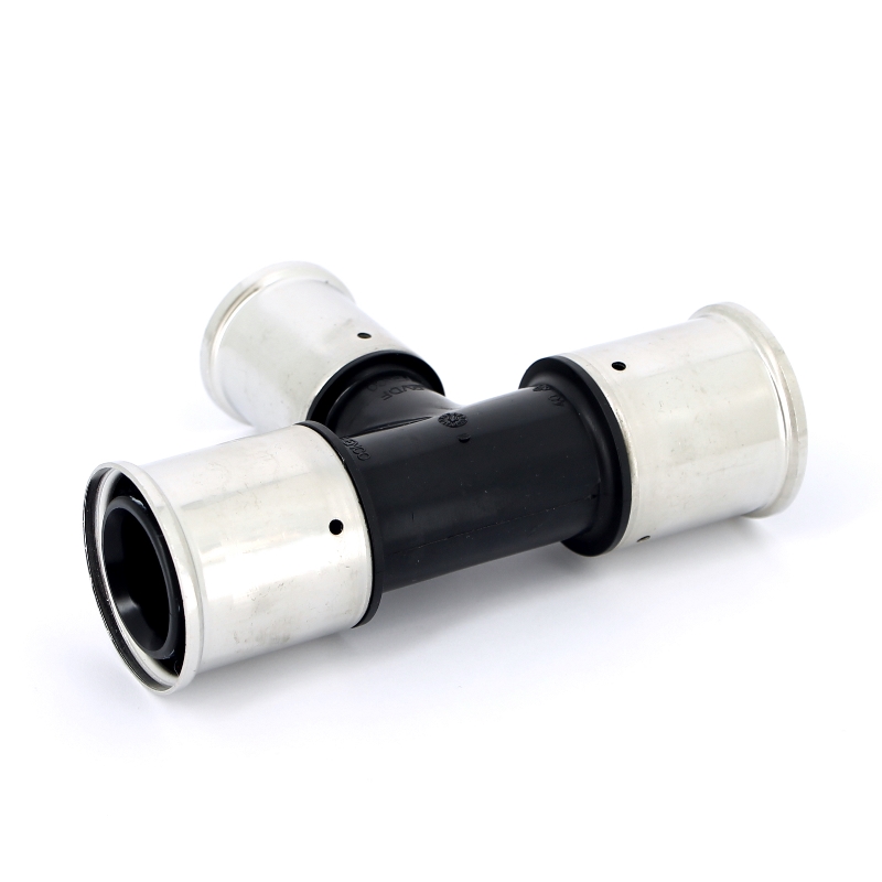 Тройник пресс PVDF HENCO 40х32х40 10PK403240 - Вид №1