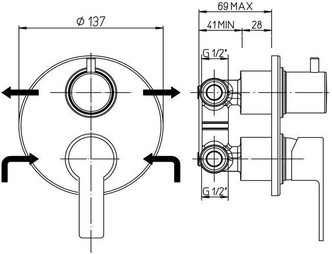 Jacuzzi EOLO 0EO00400JA00 - Вид №1