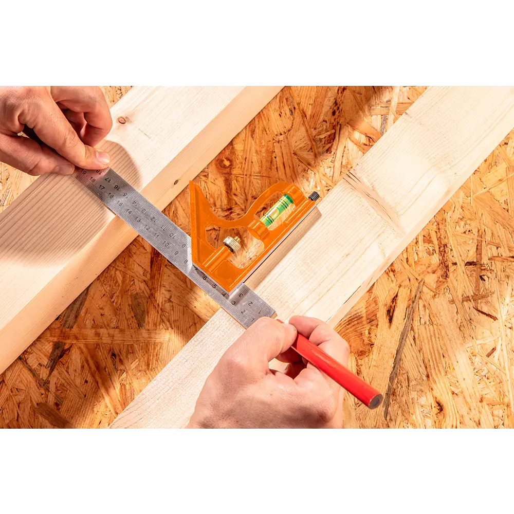 Линейка металлическая с уровнем Neo, 300 мм Santreyd STLM-2147935 - Вид №3