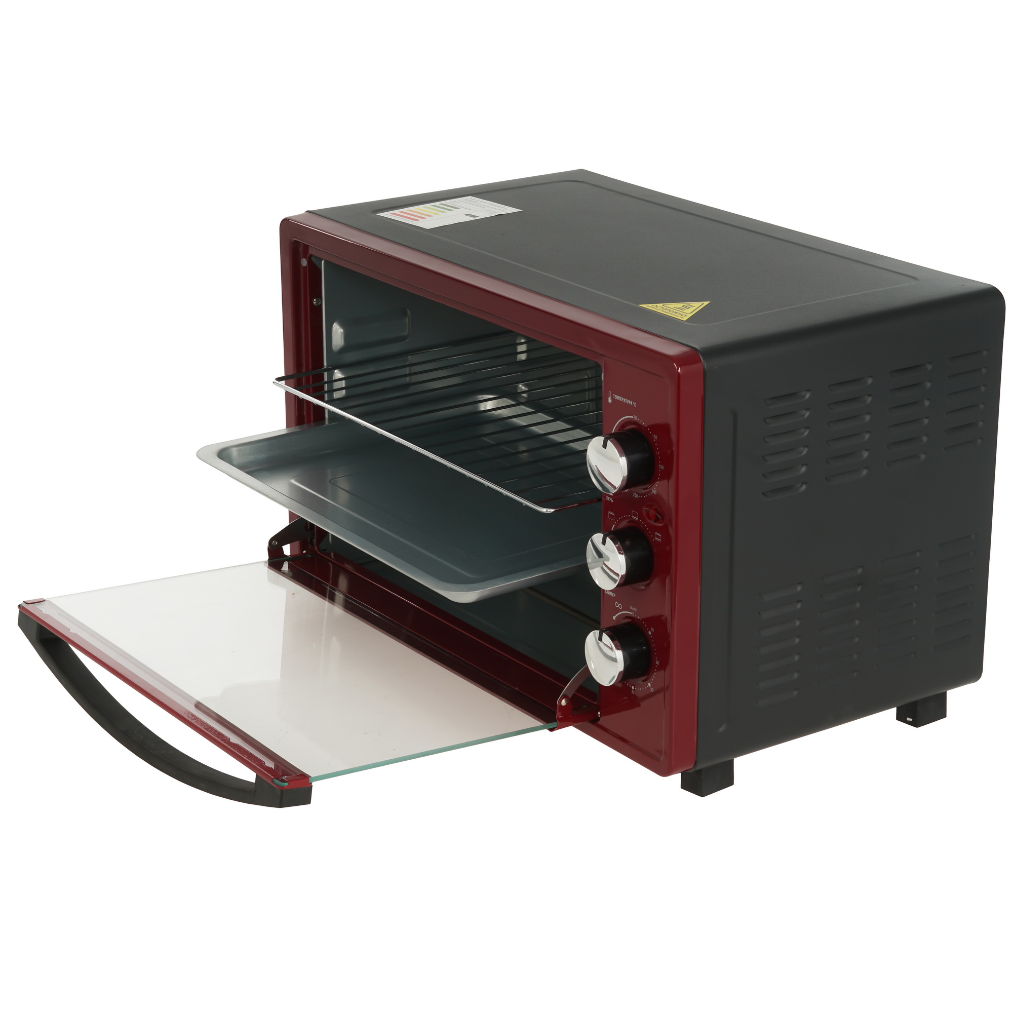 9226455 Мини-печь LUMME LU-EO1712A бордовый STDN-0094596 - Вид №4