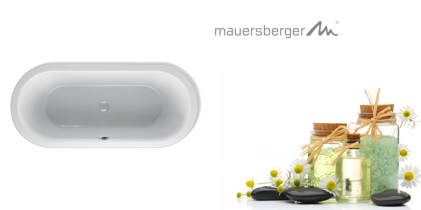 Mauersberger Ванна акриловая овальная 180x80 CRISPA DUO 1318000201 - Вид №1