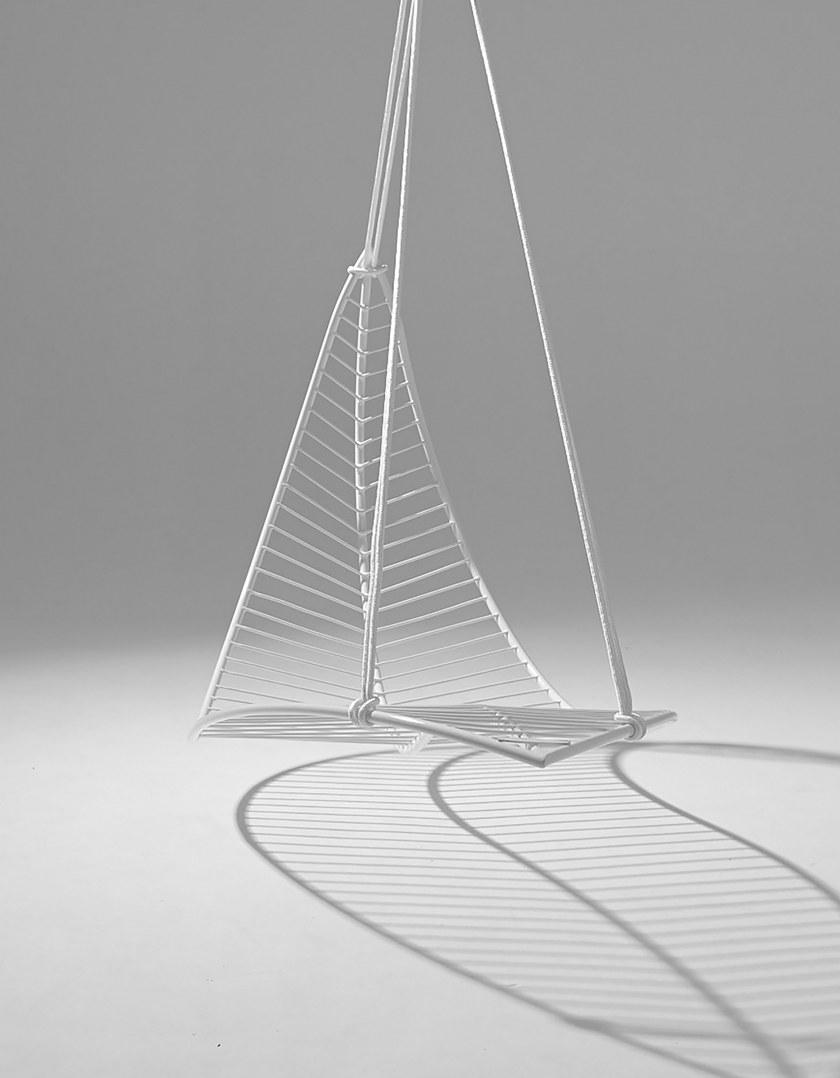 Studio Stirling Подвесное сиденье с 1 сиденьем из стали с порошковым покрытием Leaf sun-id-1451865 - Вид №10