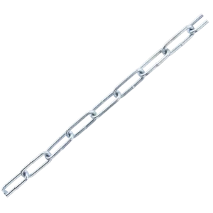 Цепь Standers оцинкованная сталь длинное звено 4 мм 2.5 м/уп.