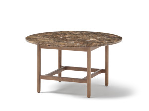 Круглый мраморный журнальный столик