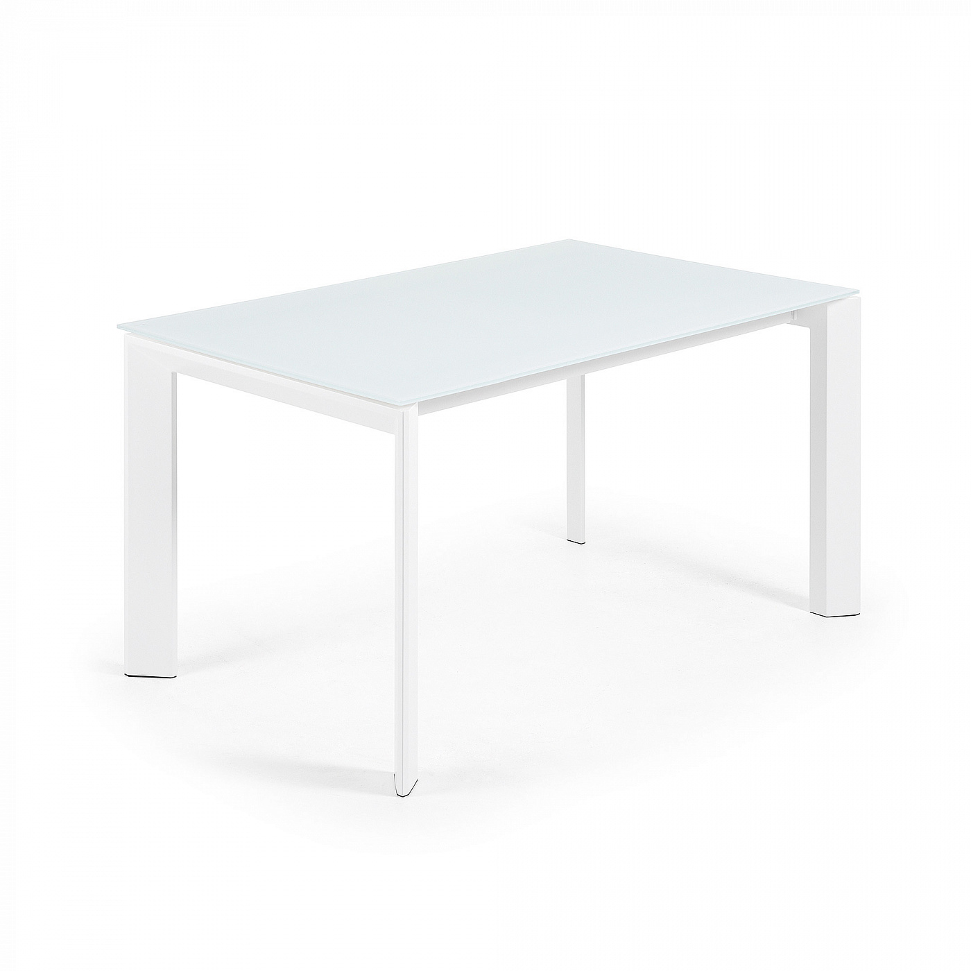 045450 ATTA Стол 140 (200) x90 белый, стекло La Forma Axis - Вид №5