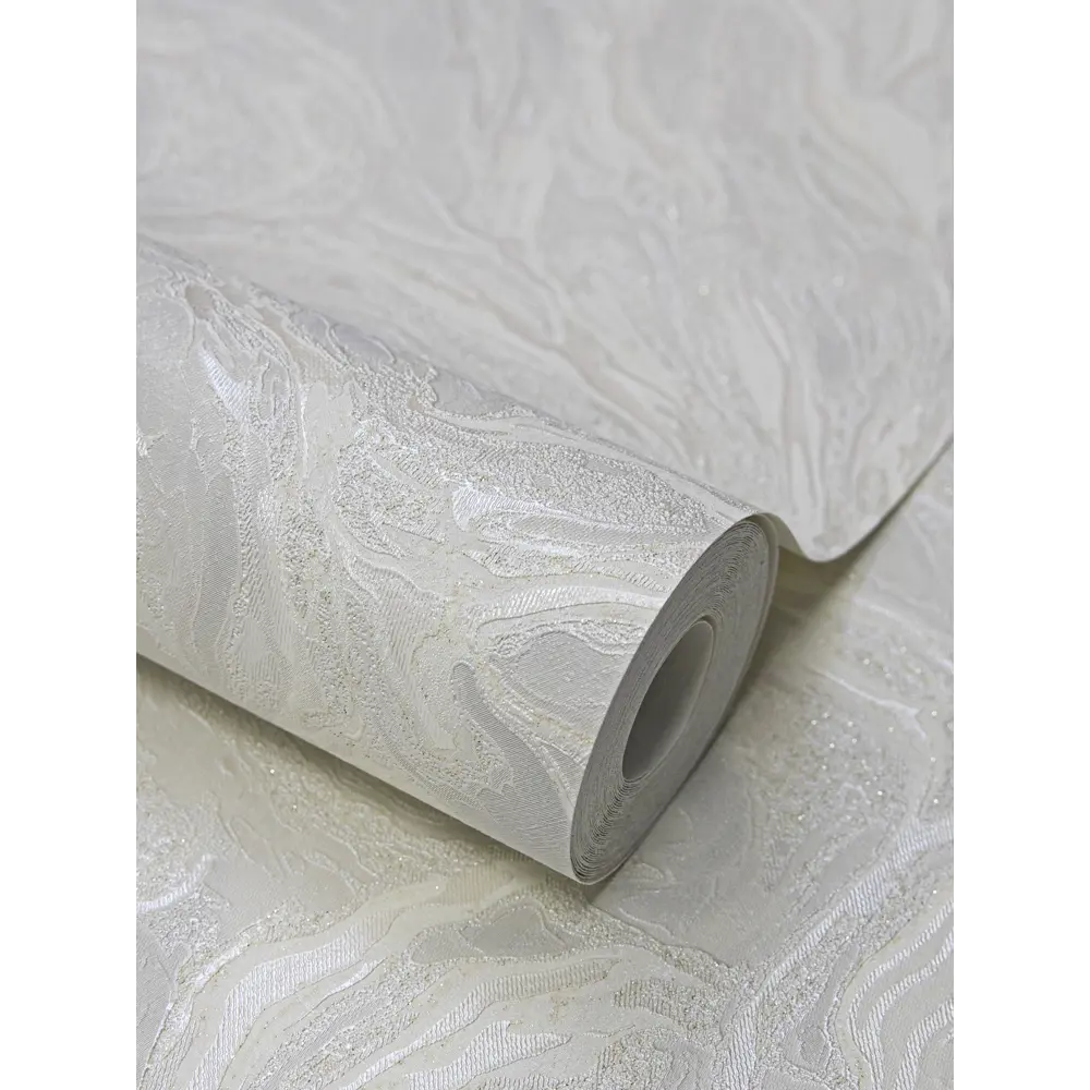 Обои флизелиновые Wallsecret Fluid белые 8818-21 STLM-2170937 - Вид №1