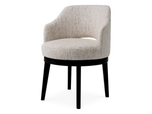 Тканевый стул с подлокотниками