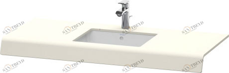 DS828C09191 Консоль DuraStyle #DS828C 550 мм Серо-коричневый декор Duravit