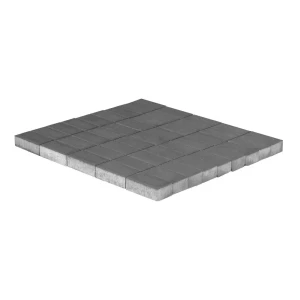 Плитка тротуарная BRAER прямоугольник 200x100x80 мм цвет серый толщина 80 мм