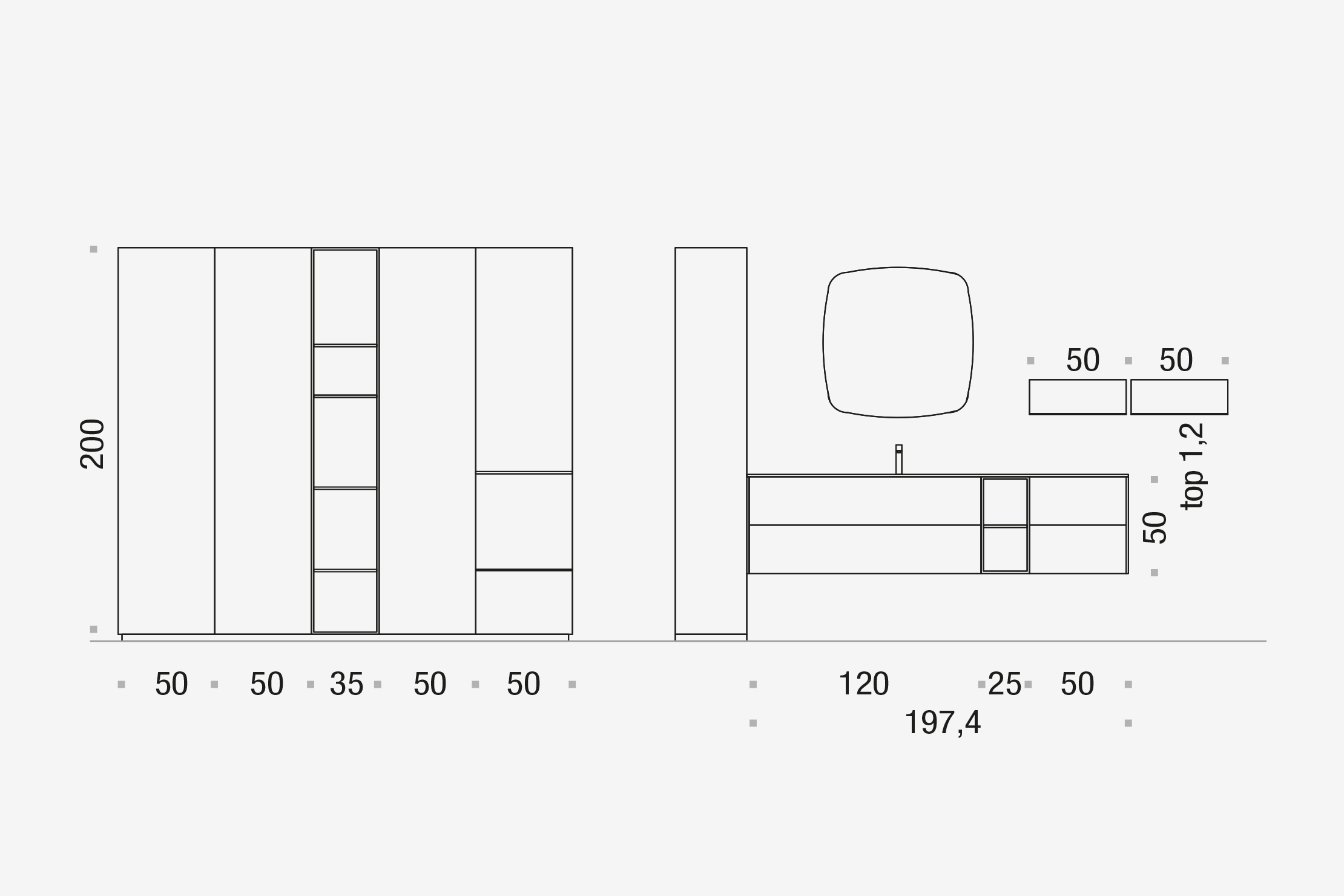 Комплект мебели 66 Arcom Pollock STARC144 - Вид №3