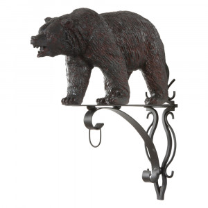 77075 Кронштейн для цветов Медведь Велес Шоколад BOGACHO