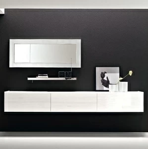 Toscoquattro Комплект мебели для ванной 04 из мрамора TIME белый
