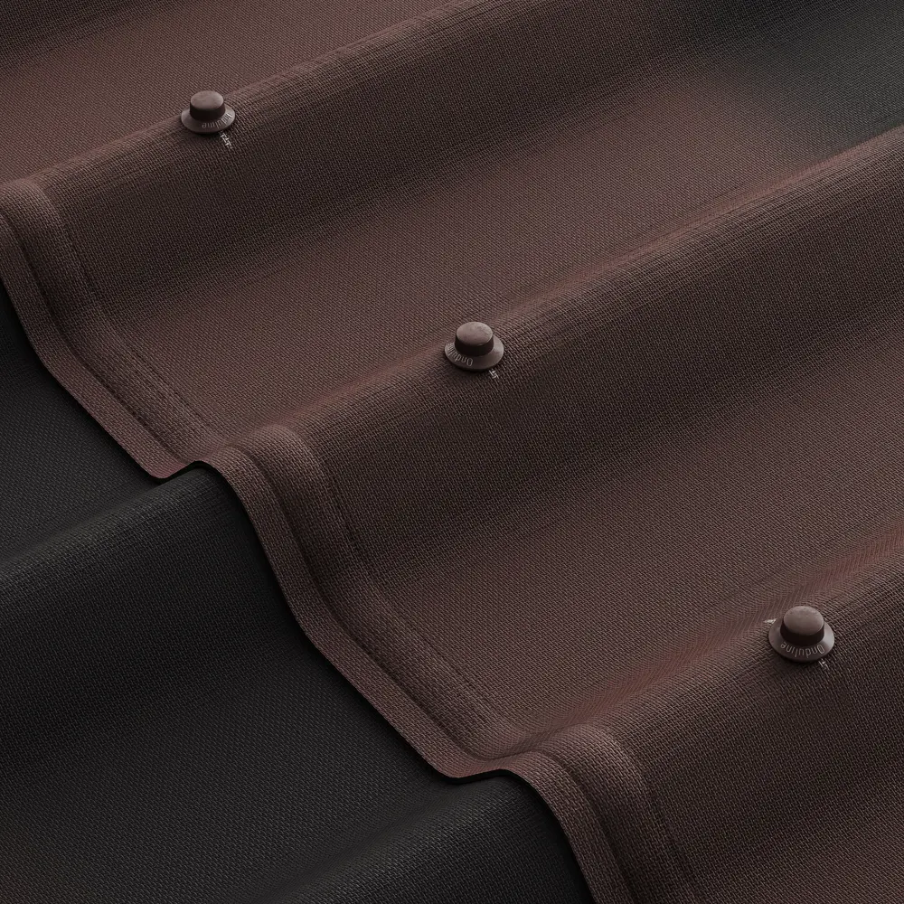 Лист Черепица Ондулин DIY 3.3x820x1950 мм коричневый ONDULINE STLM-2119289