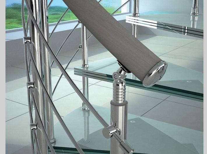 MOBIROLO Винтовая лестница из стали и стекла sun-id-1450963 - Вид №6