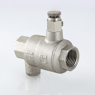 VT.171.N.04 Обратный клапан с дренажем и воздухоотводчиком Valtec 1/2"  - Вид №14