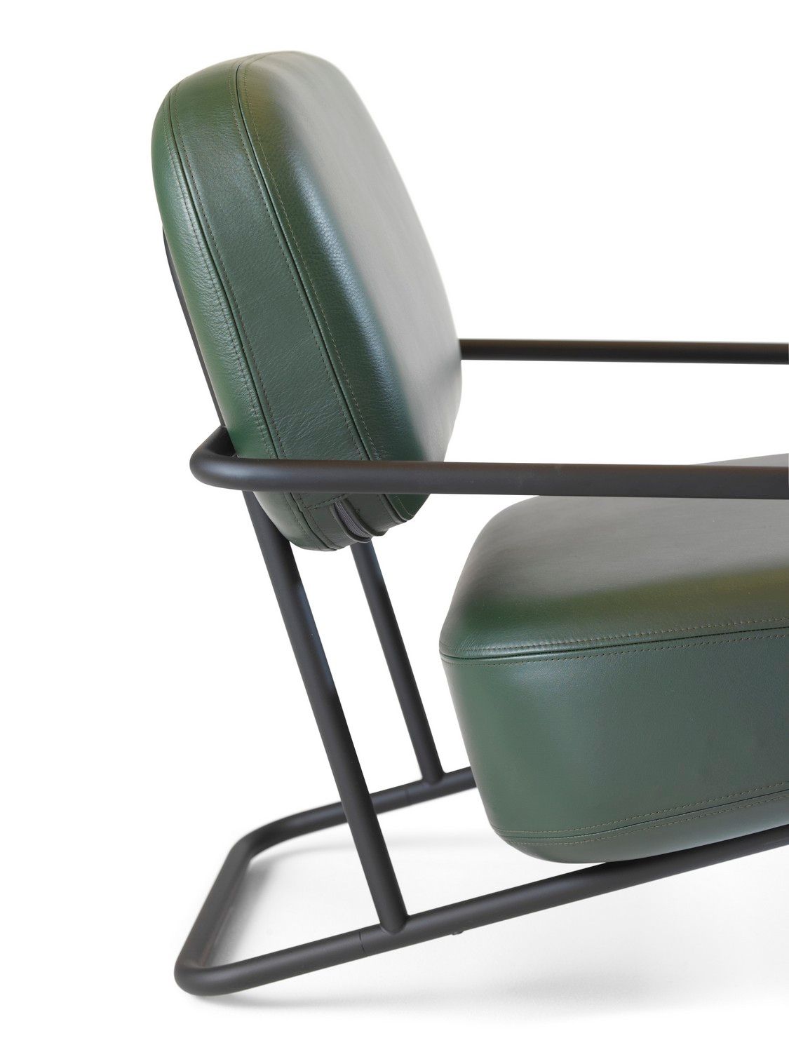 Кожаное кресло с подлокотниками Bla Station Åhus ARCH-00050667 - Вид №9