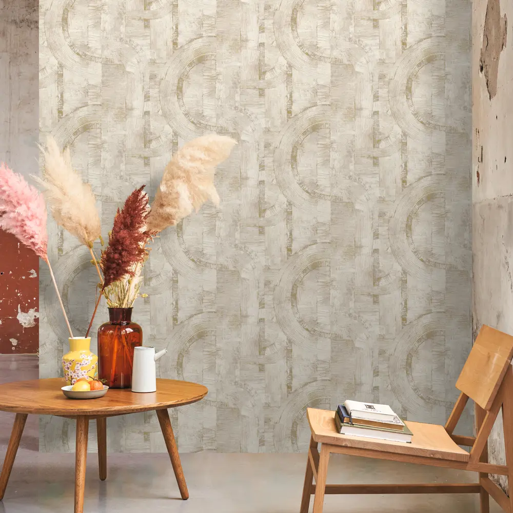 Обои флизелиновые Rasch Compos бежевые 1.06 м м RA973723 COMPOSITION STLM-2199894 - Вид №2