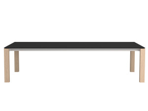 Прямоугольный стол для совещаний из алюминия и дерева