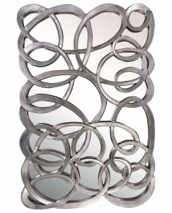 Зеркальное панно декоративное античное серебро Complexity ART-ZERKALO ДИЗАЙНЕРСКИЕ, ЗЕРКАЛЬНАЯ 00-3948347 Зеркальный;серебро