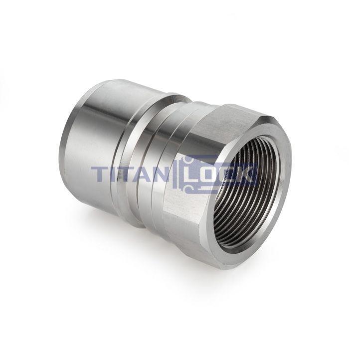 3/8in, БРС серия А, ISO 7241-A, ниппель, нерж. сталь TL3AM-S TITAN LOCK  - Вид №3
