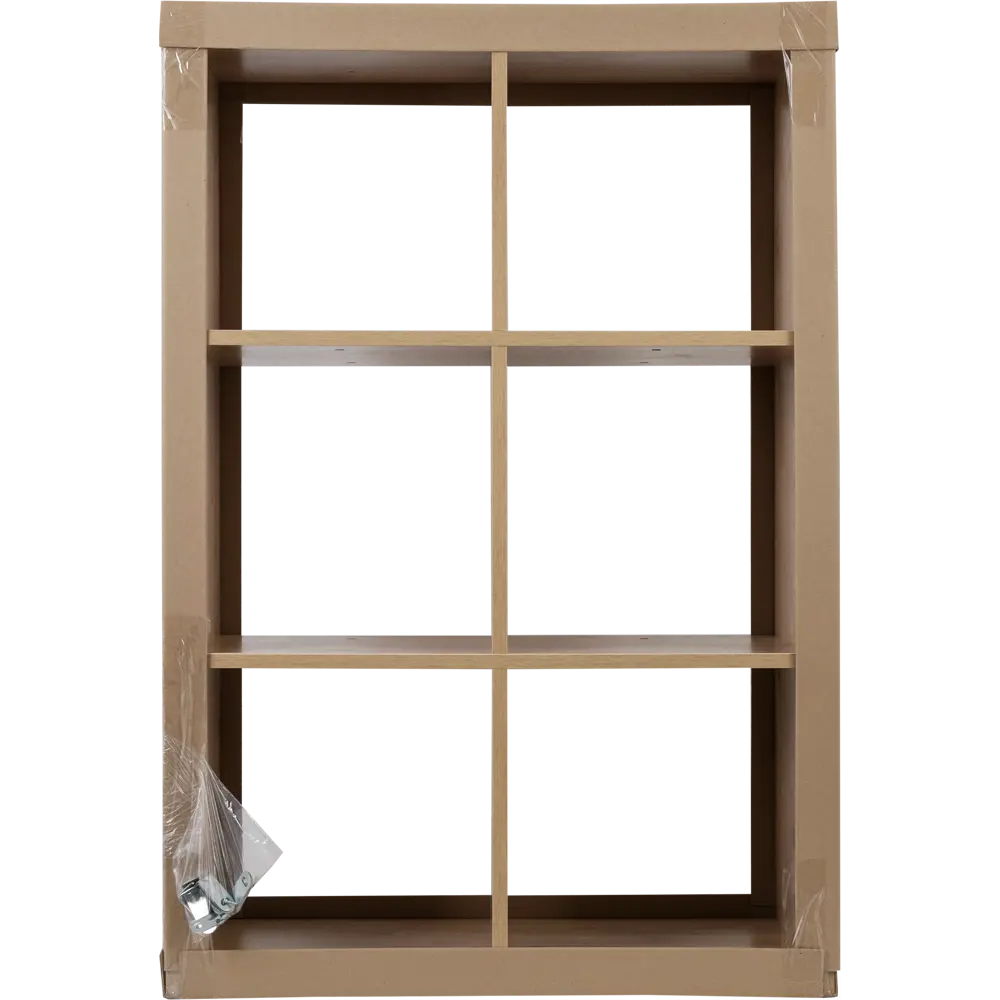 Стеллаж КУБ 6 секций 70.5х105х32 см ЛДСП цвет дуб Santreyd STLM-2191491 - Вид №5