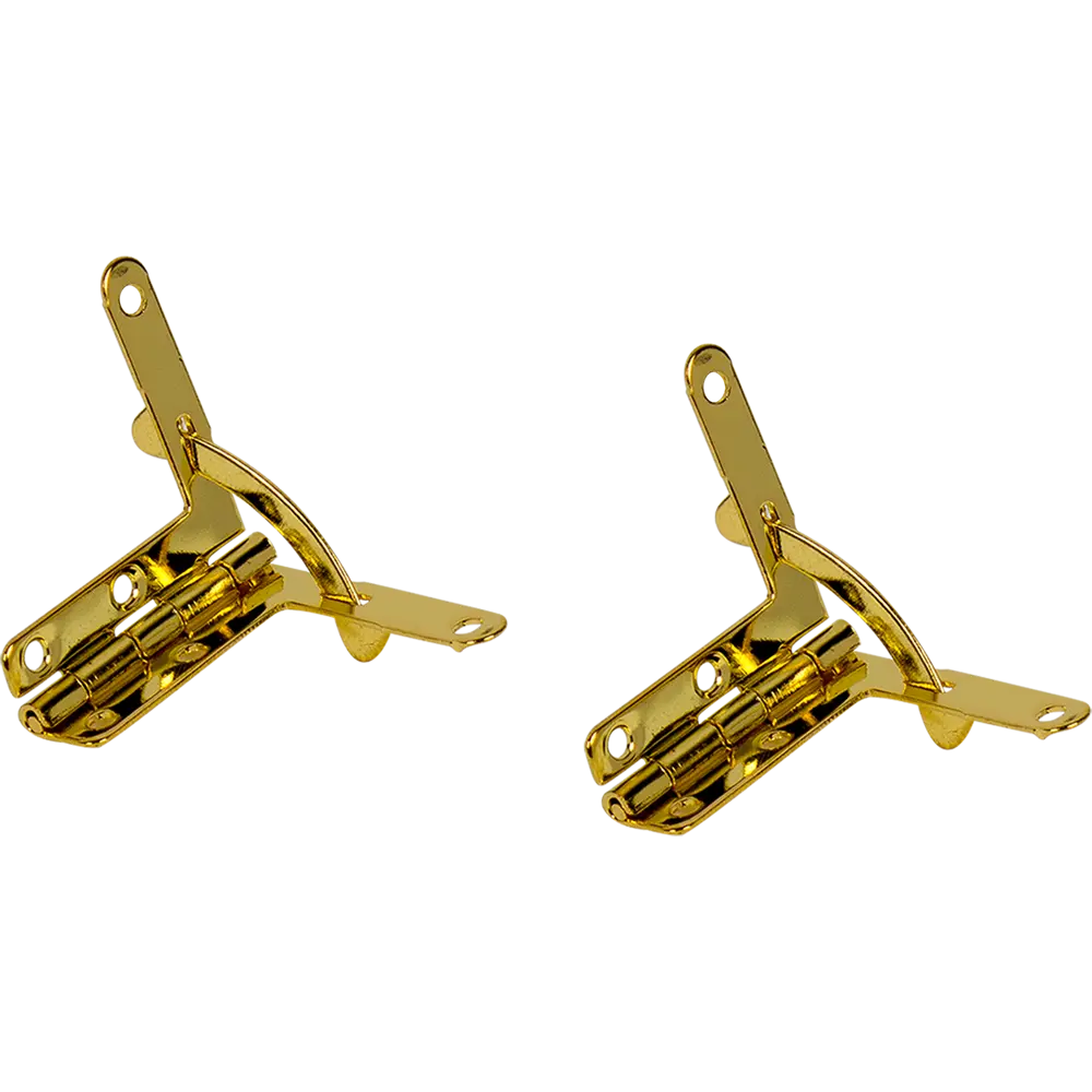 Петля для шкатулок с ограничителем 32x30 мм, цвет золото, 2 шт ЛЕВША STLM-2057646 - Вид №1