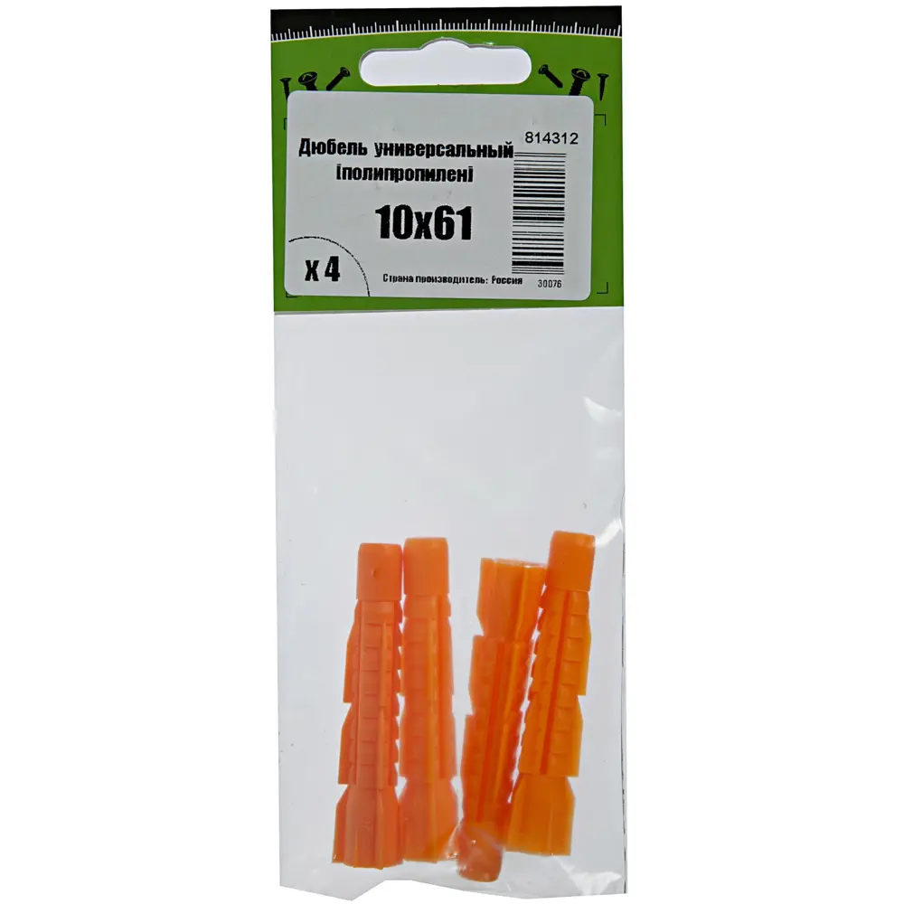 Дюбель универсальный 10х61 мм полипропилен 4 шт Santreyd STLM-2143733 - Вид №1