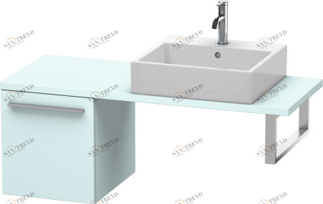 XL542100909 Шкафчик для компактной консоли X-Large #XL5421 400 x 478 мм Светло-голубой матовый декор Duravit