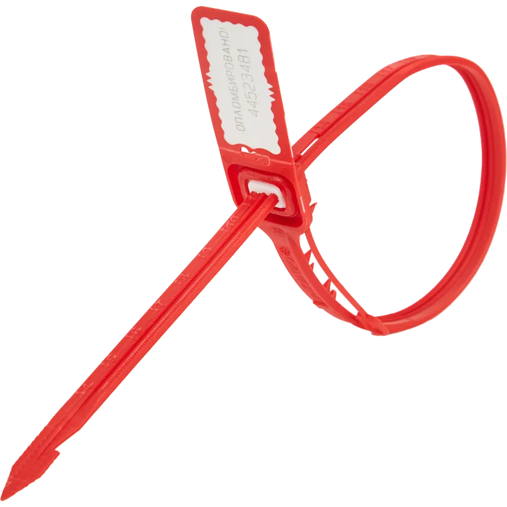 Пломба Европартнер номерная универсальная с замком из нержавеющей 340 мм 10 шт STLM-2014451 - Вид №1