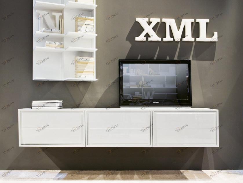 Pacini & Cappellini Модульная тумба под телевизор из древесного волокна sun-id-1472776