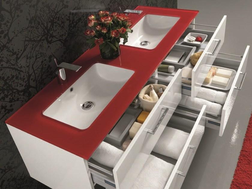 Mobiltesino Двойная тумба под умывальник с ящиками Formula elite F148 - Вид №1