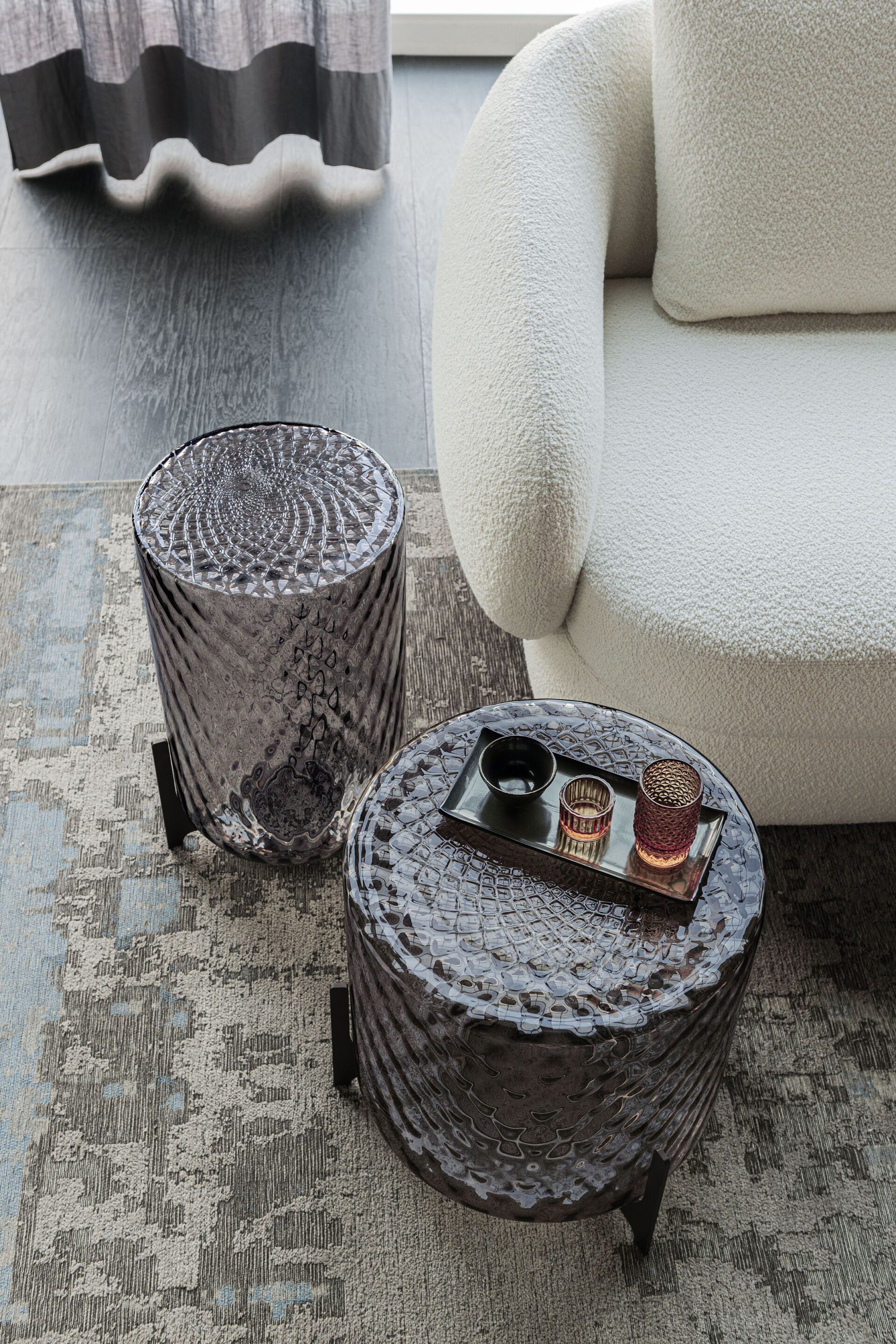 Круглый журнальный столик из дутого стекла Cattelan italia DODO ARCH-00008600 - Вид №1