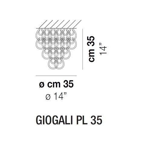 Vistosi Giogali PL 35 люстра потолочная 64612 - Вид №3