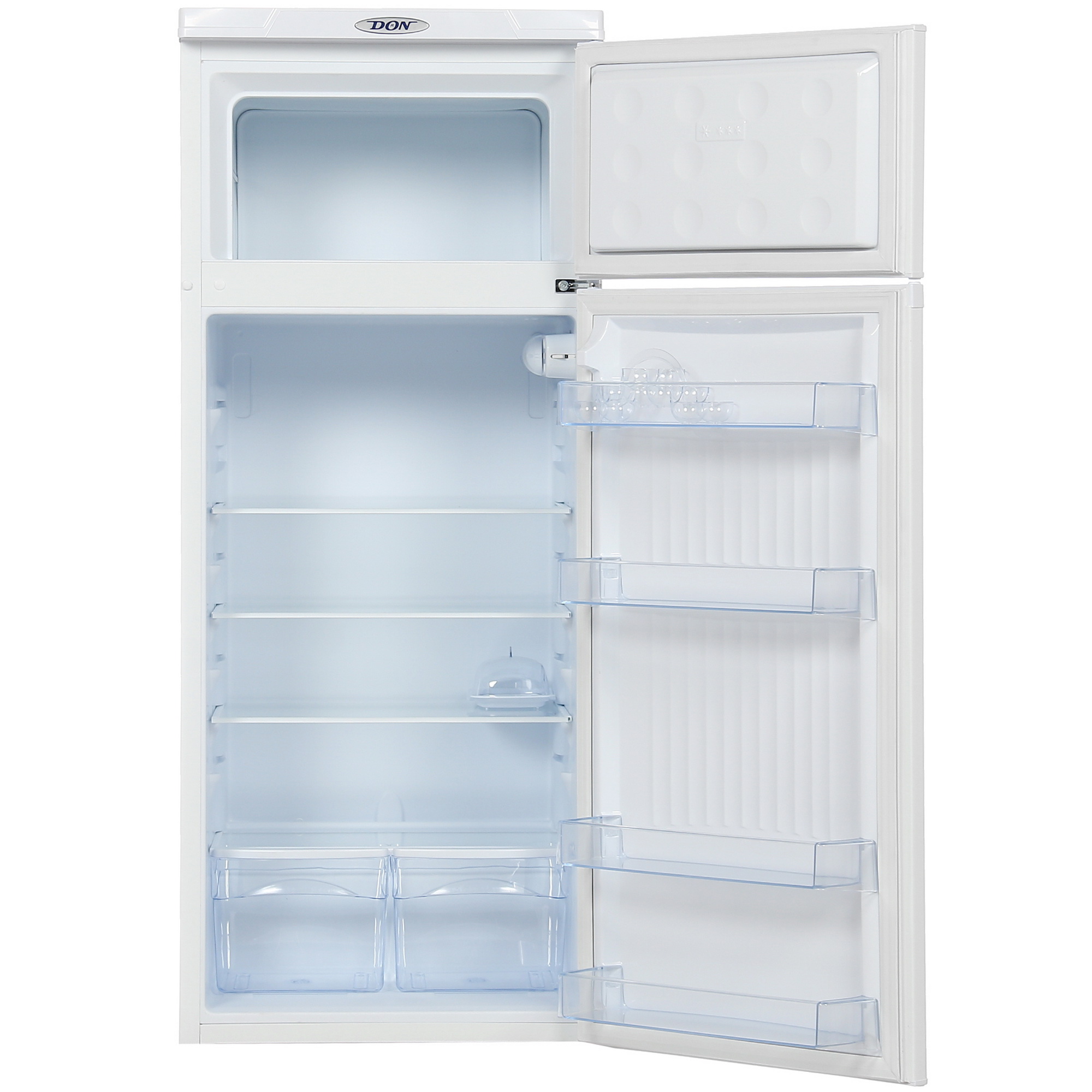 1229523 Холодильник с морозильником   DON R-216 B белый STDN-0108425 - Вид №1