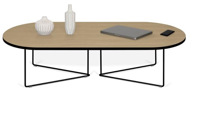 TemaHome Низкий овальный деревянный журнальный столик  9500.629730/09  - Вид №2