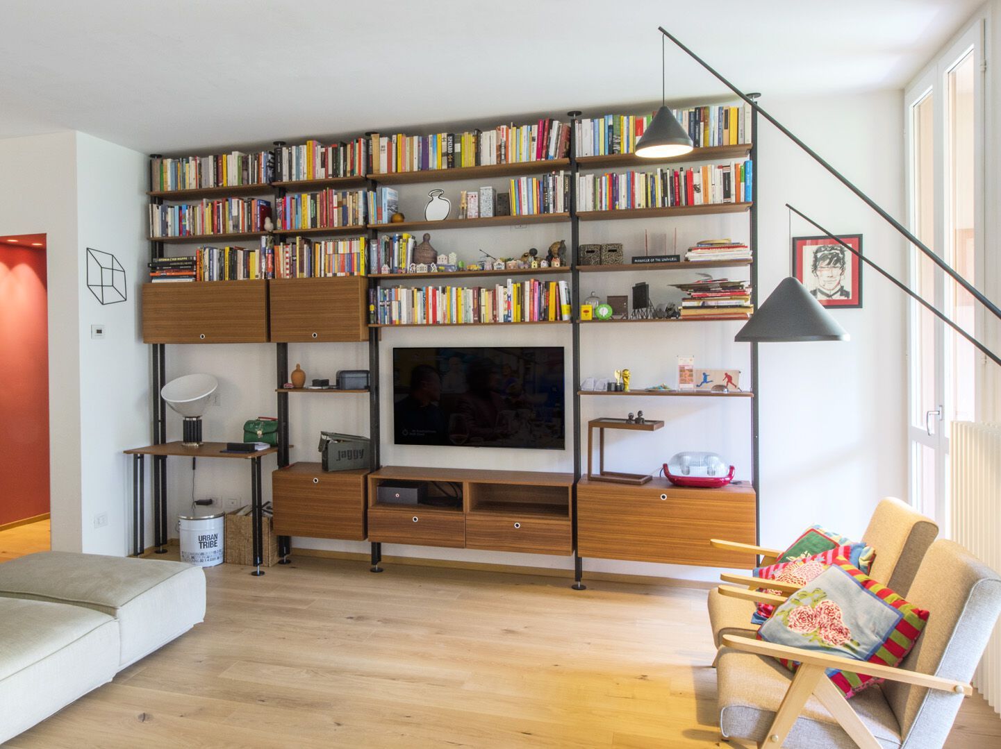 Алюминиевая секционная двухсторонняя полка KRIPTONITE K2 ARCH-00152841