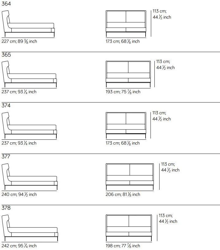 AMURA Двуспальная кровать с мягким изголовьем Alice sun-id-1474860 - Вид №4