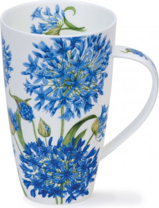10648677 Dunoon Кружка Dunoon "Африканская лилия.Хенли" 600мл Фарфор костяной
